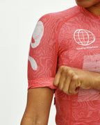 Women's Mechanism Logo Jersey - AOP RTN Classic red