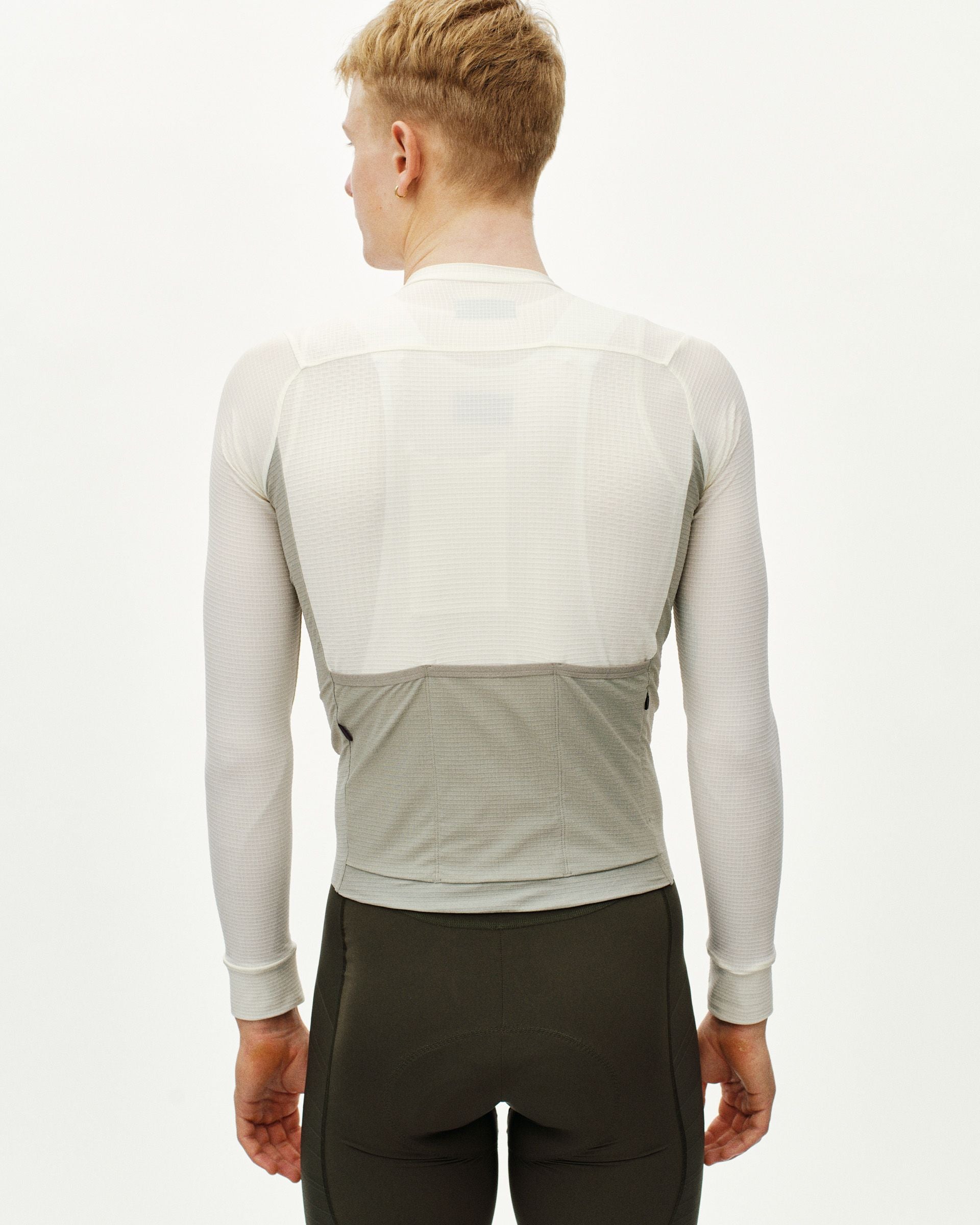 Mechanism Pro Long Sleeve Jersey - Off White / Light Grey
