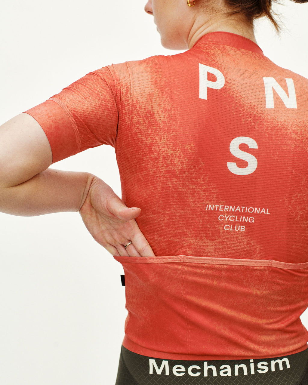 Women's Mechanism Jersey - AOP Hibiscus Orange