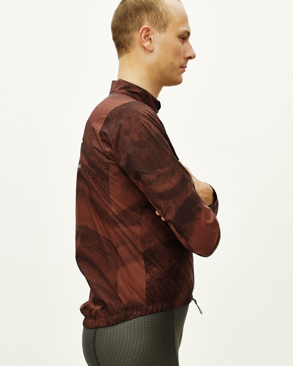 Mechanism Stow Away Jacket - AOP Light brown