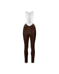 Women's Mechanism Thermal Long Bibs - Dark Coffee