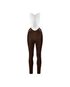 Women's Mechanism Thermal Long Bibs - Dark Coffee
