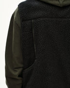 Off-Race Pile Fleece Vest - Black