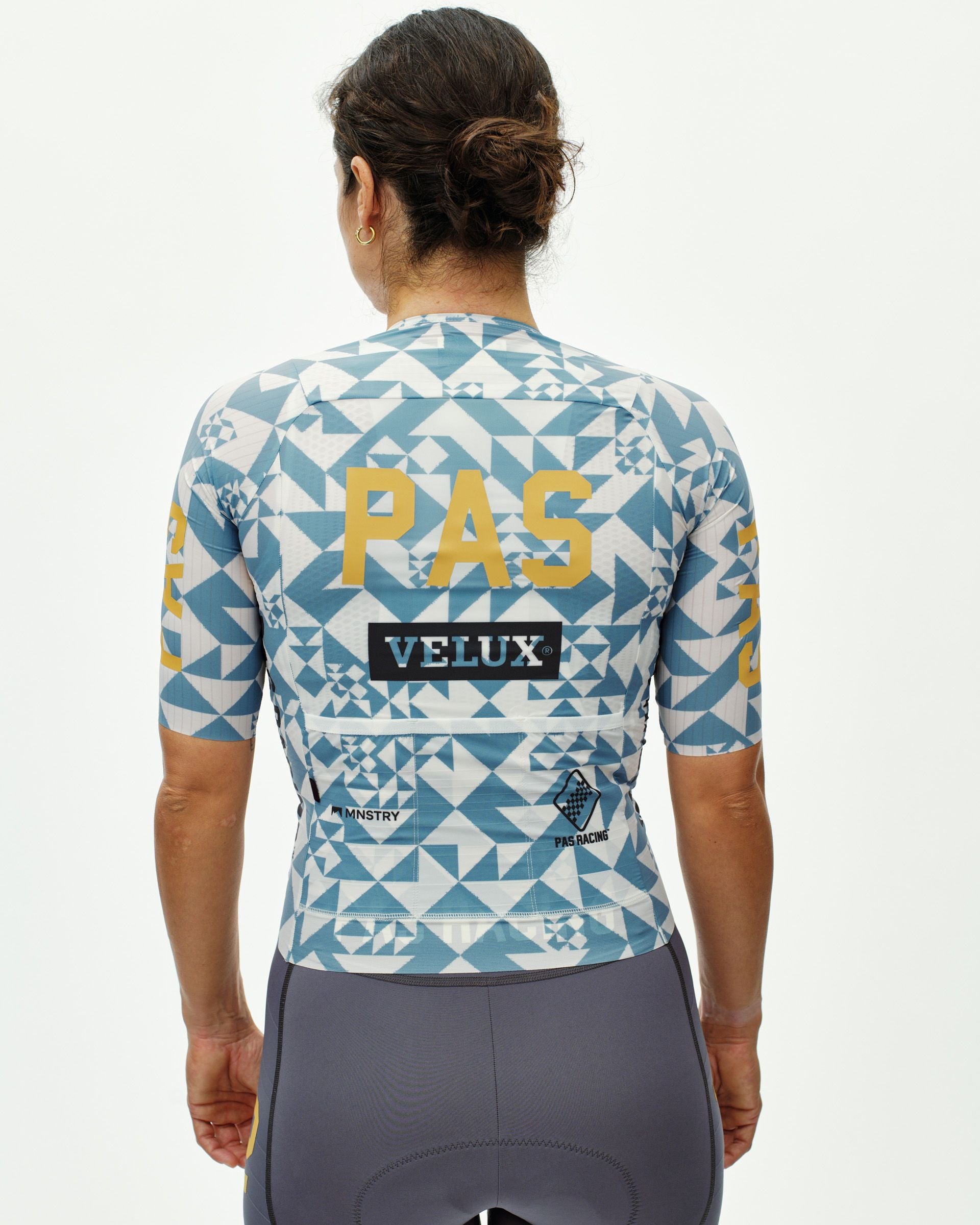 Women's PAS Racing Mechanism Pro Jersey - AOP Origami Light Blue