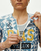 Women's PAS Racing Mechanism Pro Jersey - AOP Origami Light Blue