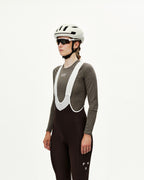 Women's Mechanism Thermal Long Bibs - Dark Coffee