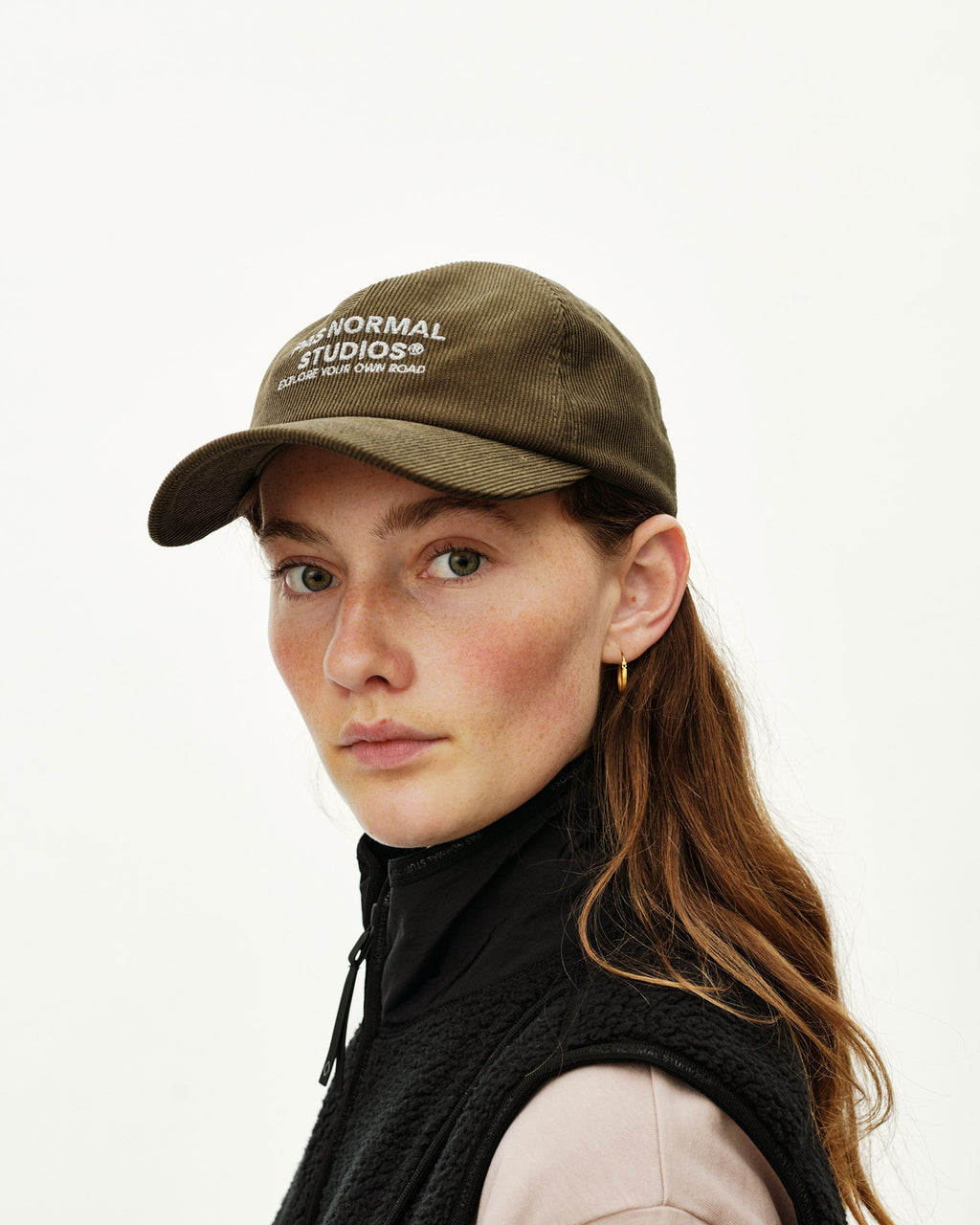 Off-Race Tech Corduroy Cap - Deep Olive