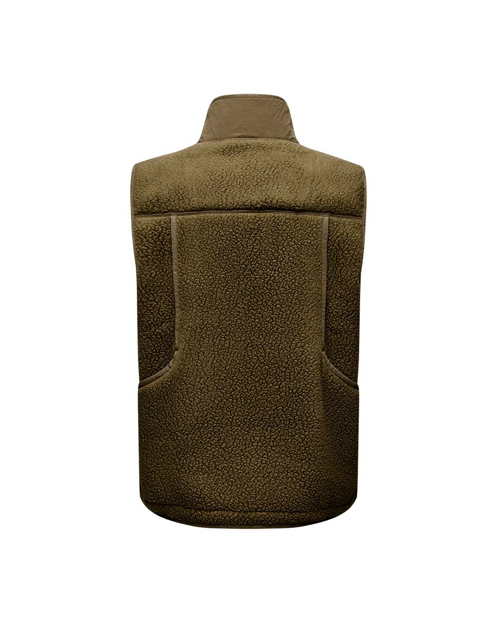 Off-Race Pile Fleece Vest - Deep Olive
