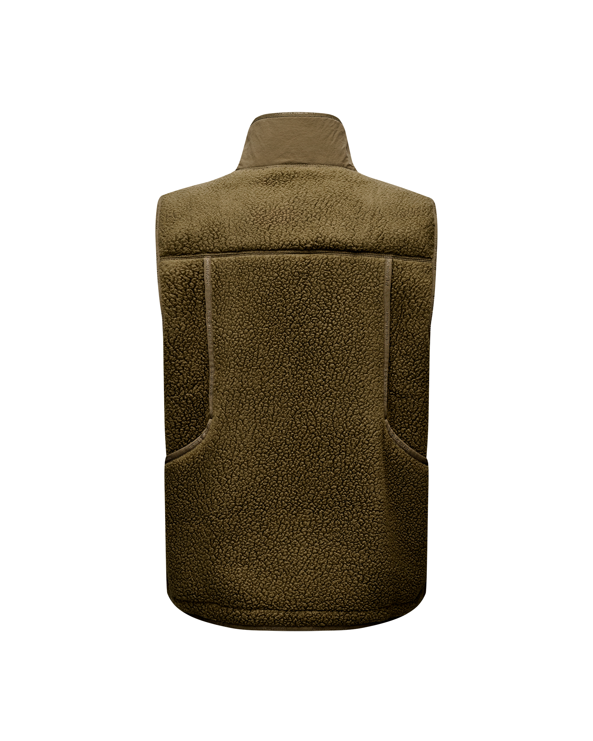 Off-Race Pile Fleece Vest - Deep Olive