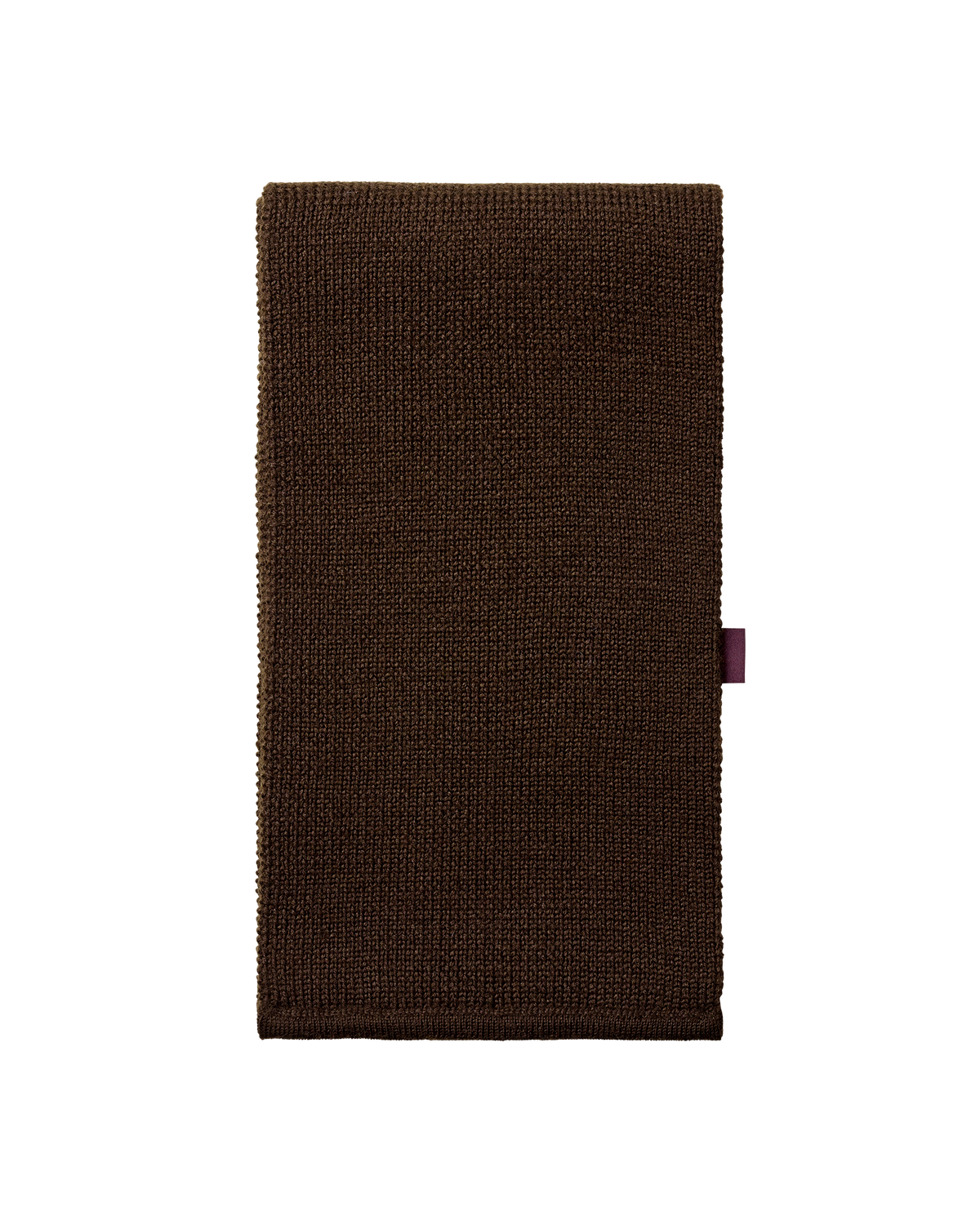 Off-Race Knit Scarf - Light Brown