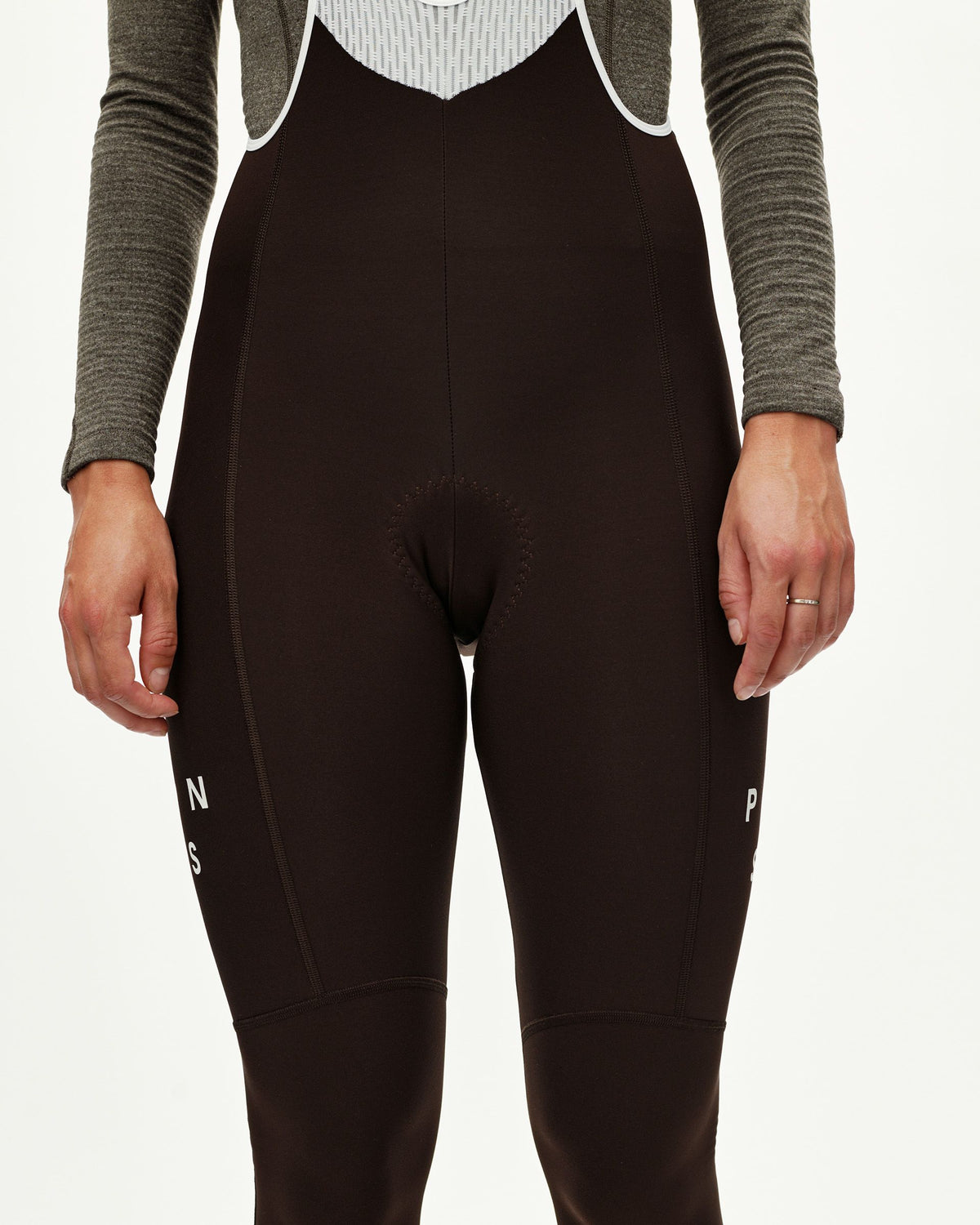 Women's Mechanism Thermal Long Bibs - Dark Coffee