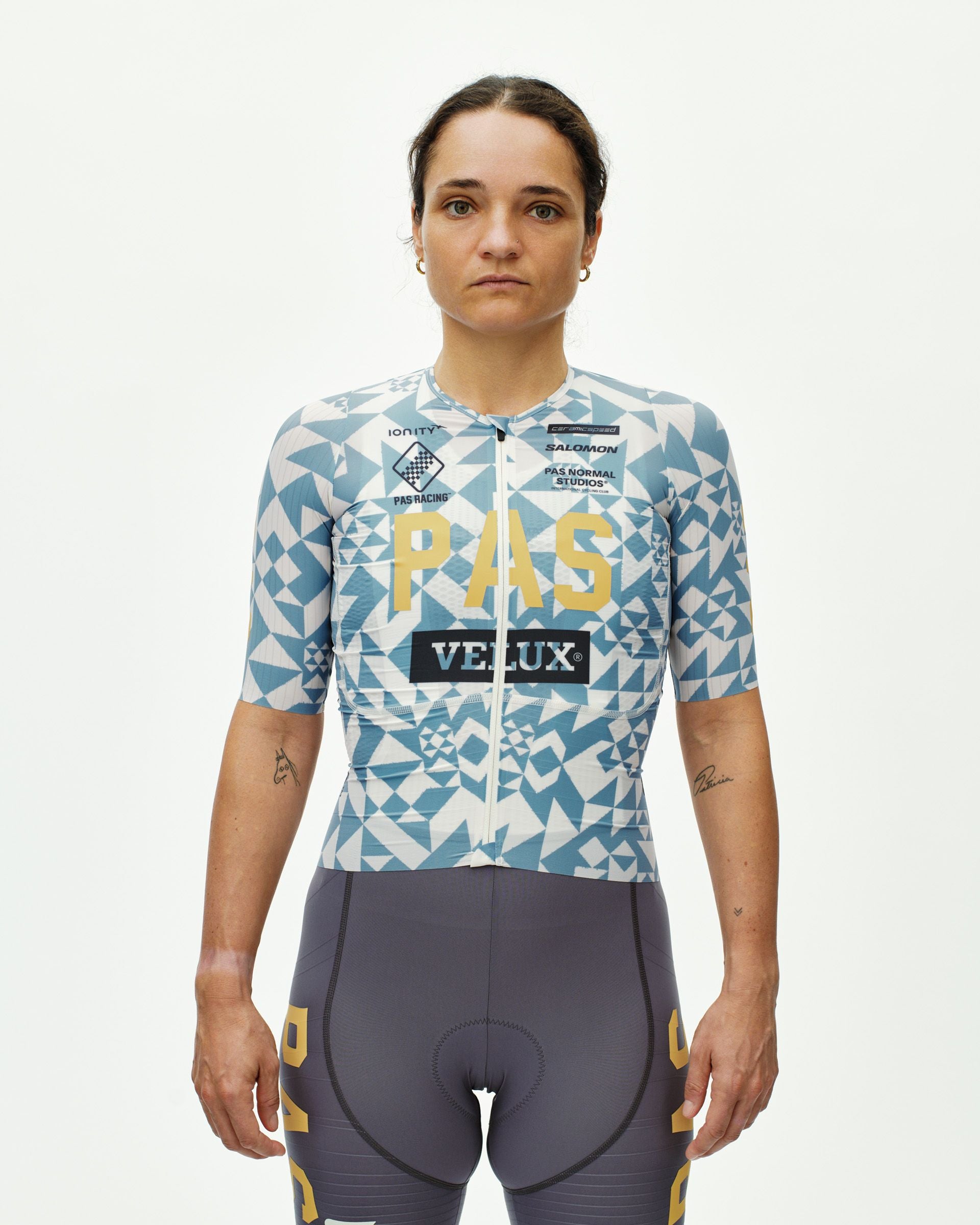 Women's PAS Racing Mechanism Pro Jersey - AOP Origami Light Blue