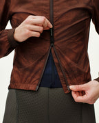 Women's Mechanism Stow Away Jacket - AOP Light brown