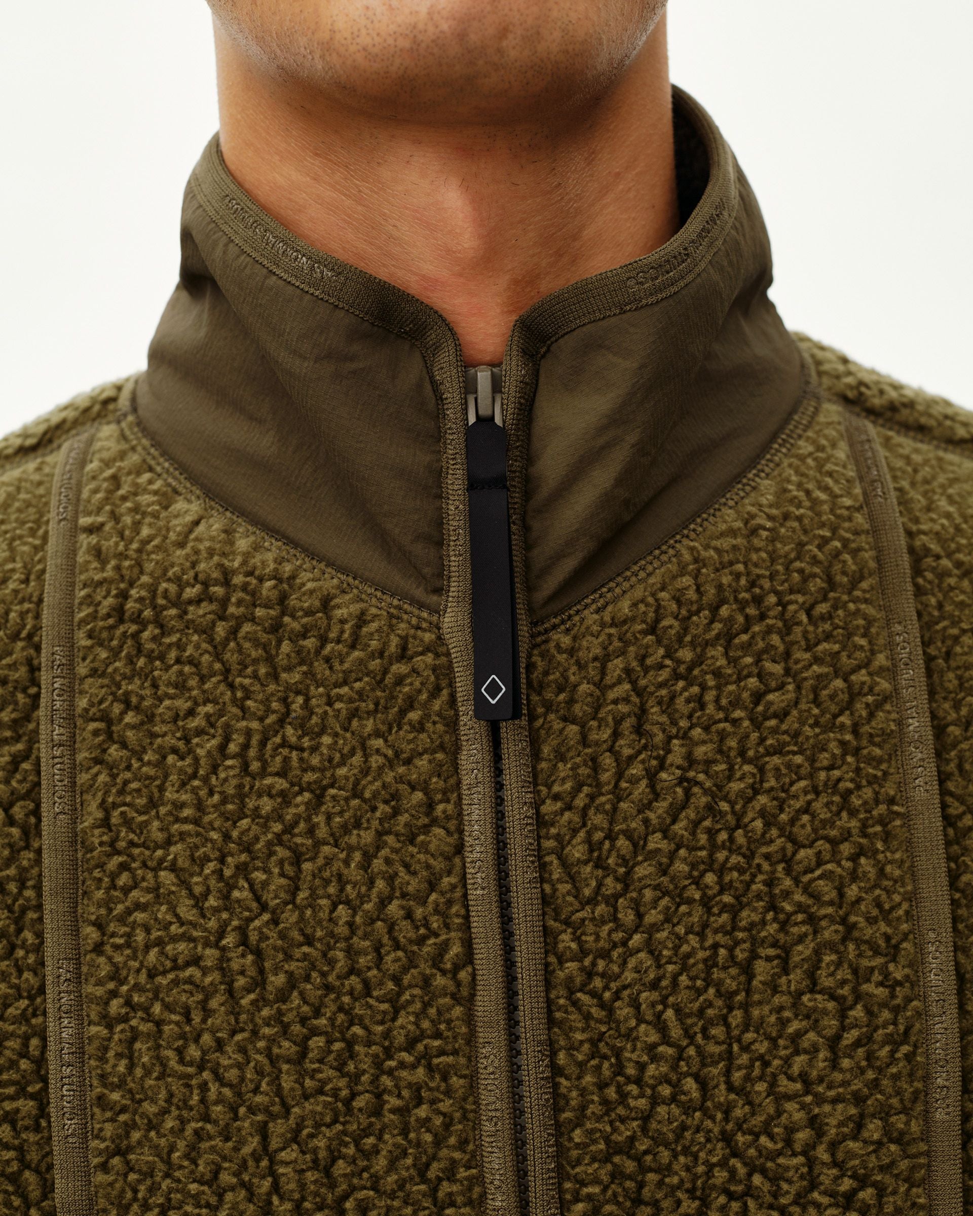 Off-Race Pile Fleece Jacket - Deep Olive