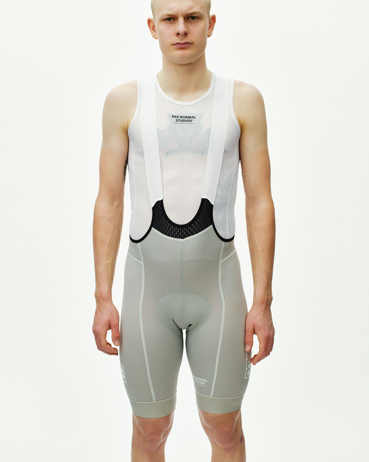 Breakfast Club Mechanism Bibs - Light Grey