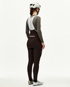 Women's Mechanism Thermal Long Bibs - Dark Coffee