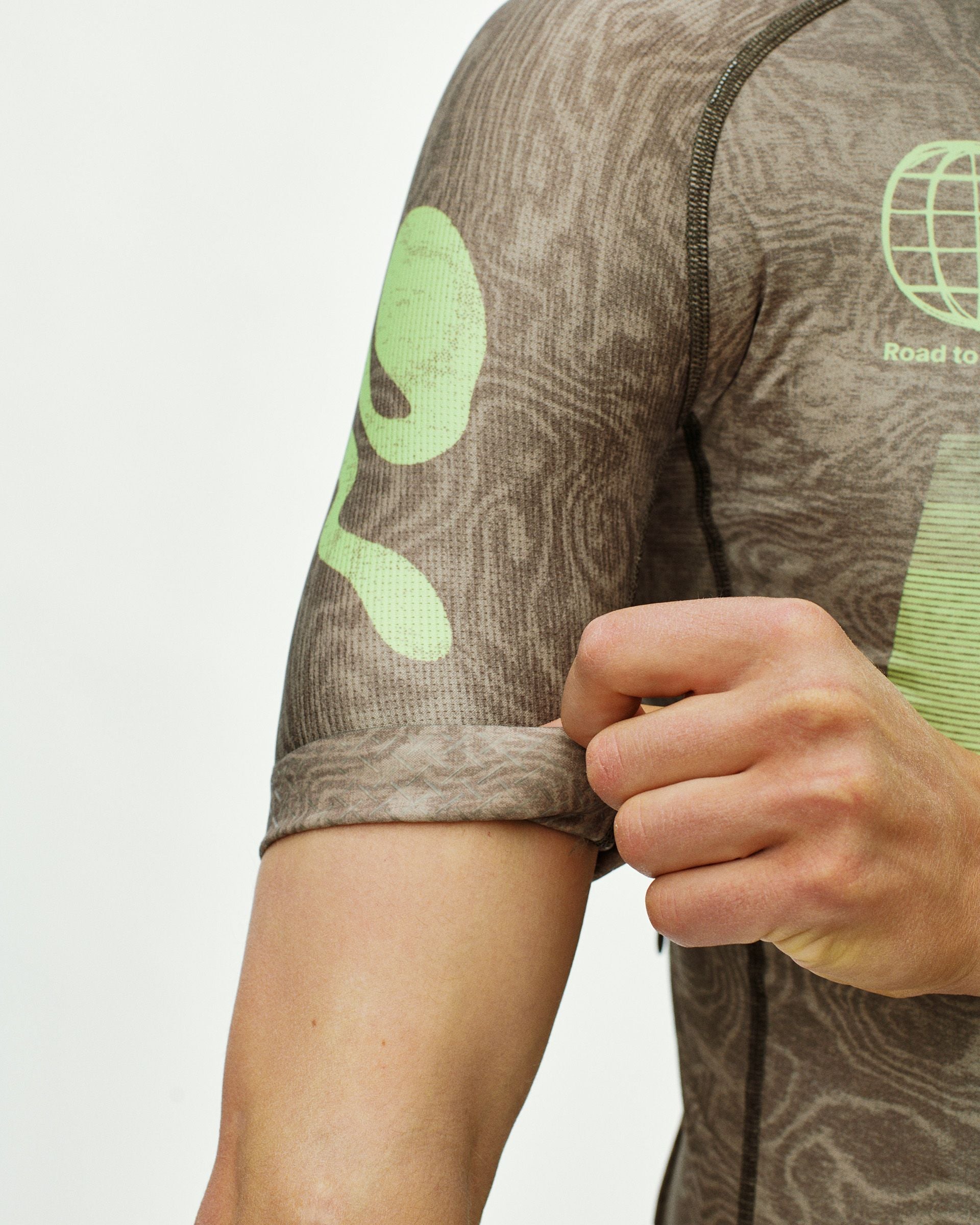 Mechanism Logo Jersey - AOP RTN Earth