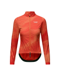 Women's Mechanism Stow Away Jacket - AOP Hibiscus Orange