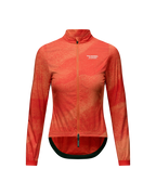 Women's Mechanism Stow Away Jacket - AOP Hibiscus Orange
