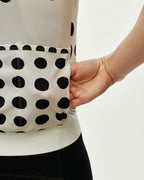 Women's Essential Jersey - Dot Off White