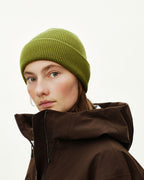 Off-Race Heavy Knit Beanie - Dark Lime