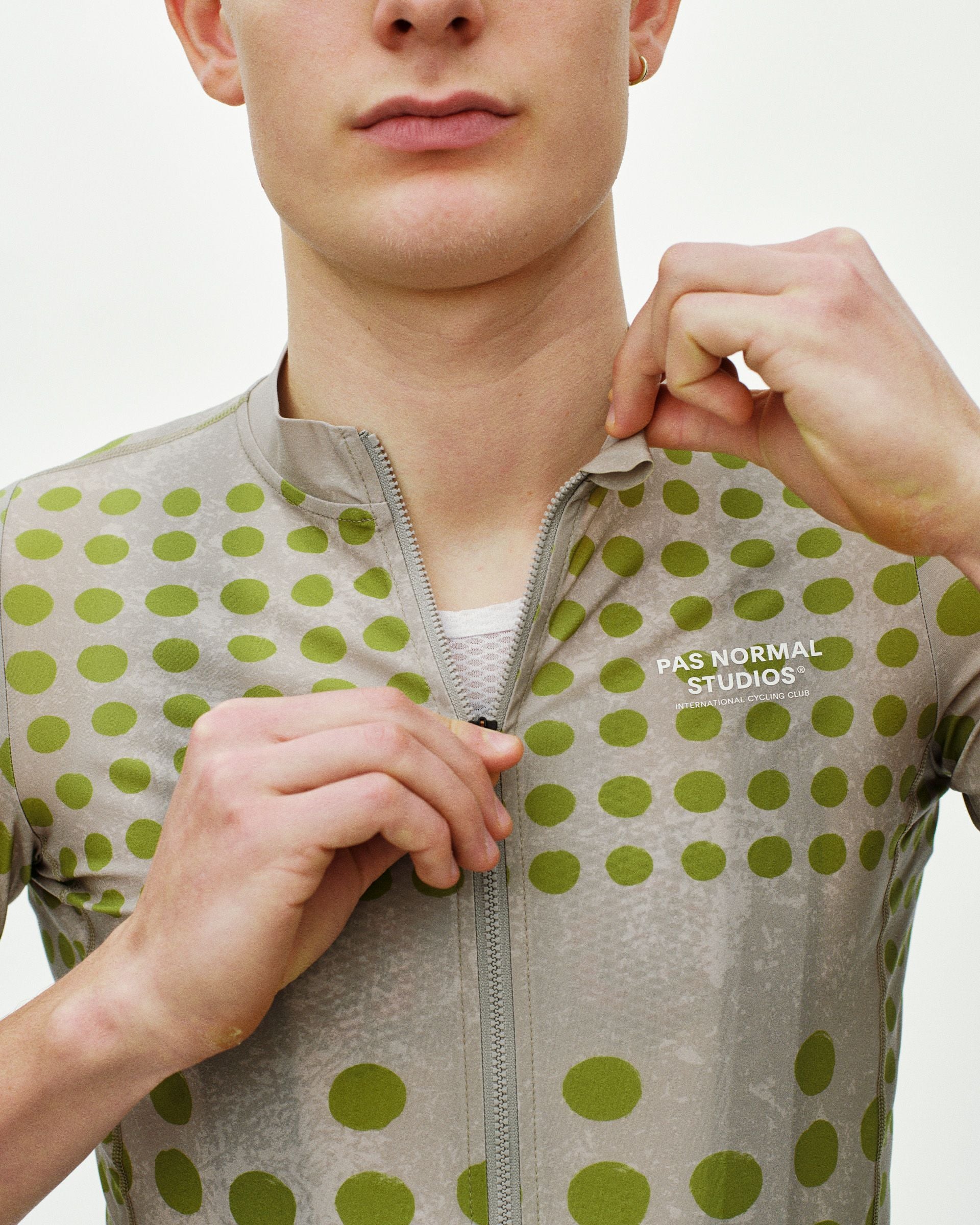 Essential Jersey - Dot Bone