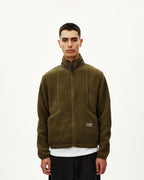 Off-Race Pile Fleece Jacket - Deep Olive