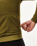 Essential Long Sleeve Jersey - Khaki Green