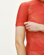 Women's Mechanism Jersey - AOP Hibiscus Orange