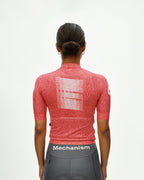 Women's Mechanism Logo Jersey - AOP RTN Classic red