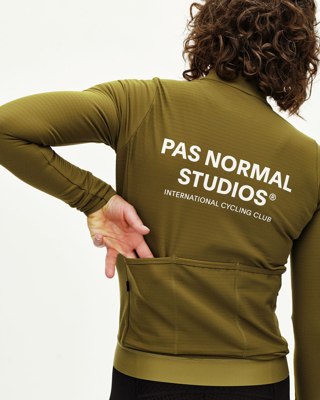 Women's Essential Long Sleeve Jersey - Khaki Green