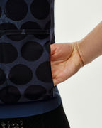 Women's Essential Jersey - Dot Dark Navy