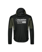 Escapism Hooded Lightweight Jacket - Black