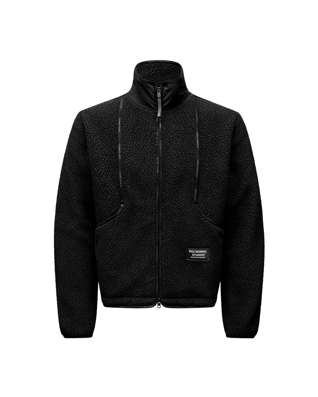 Off-Race Pile Fleece Jacket - Black