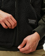 Off-Race Pile Fleece Vest - Black