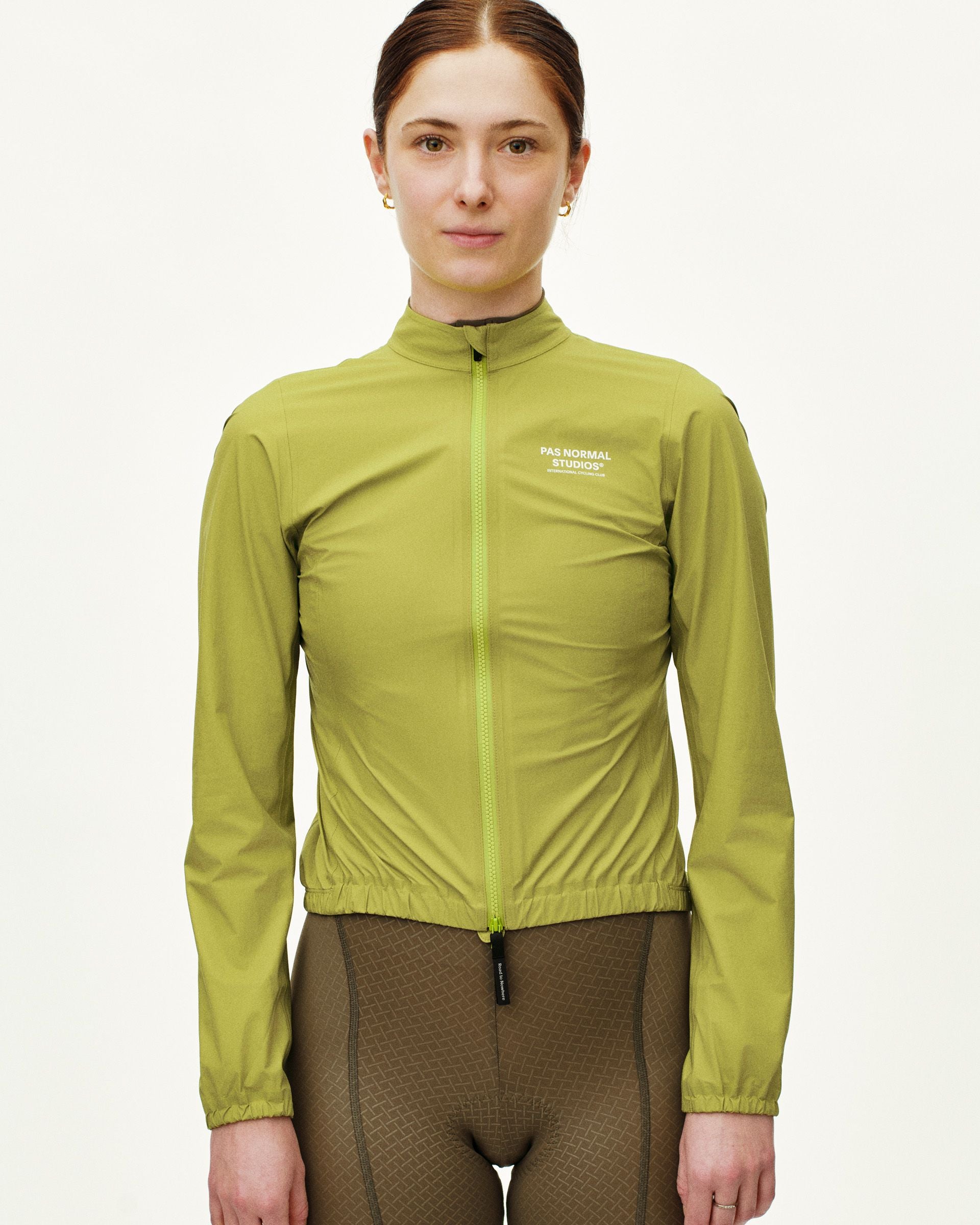 Women's Mechanism Rain Jacket - Moss Green