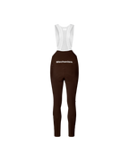 Women's Mechanism Thermal Long Bibs - Dark Coffee