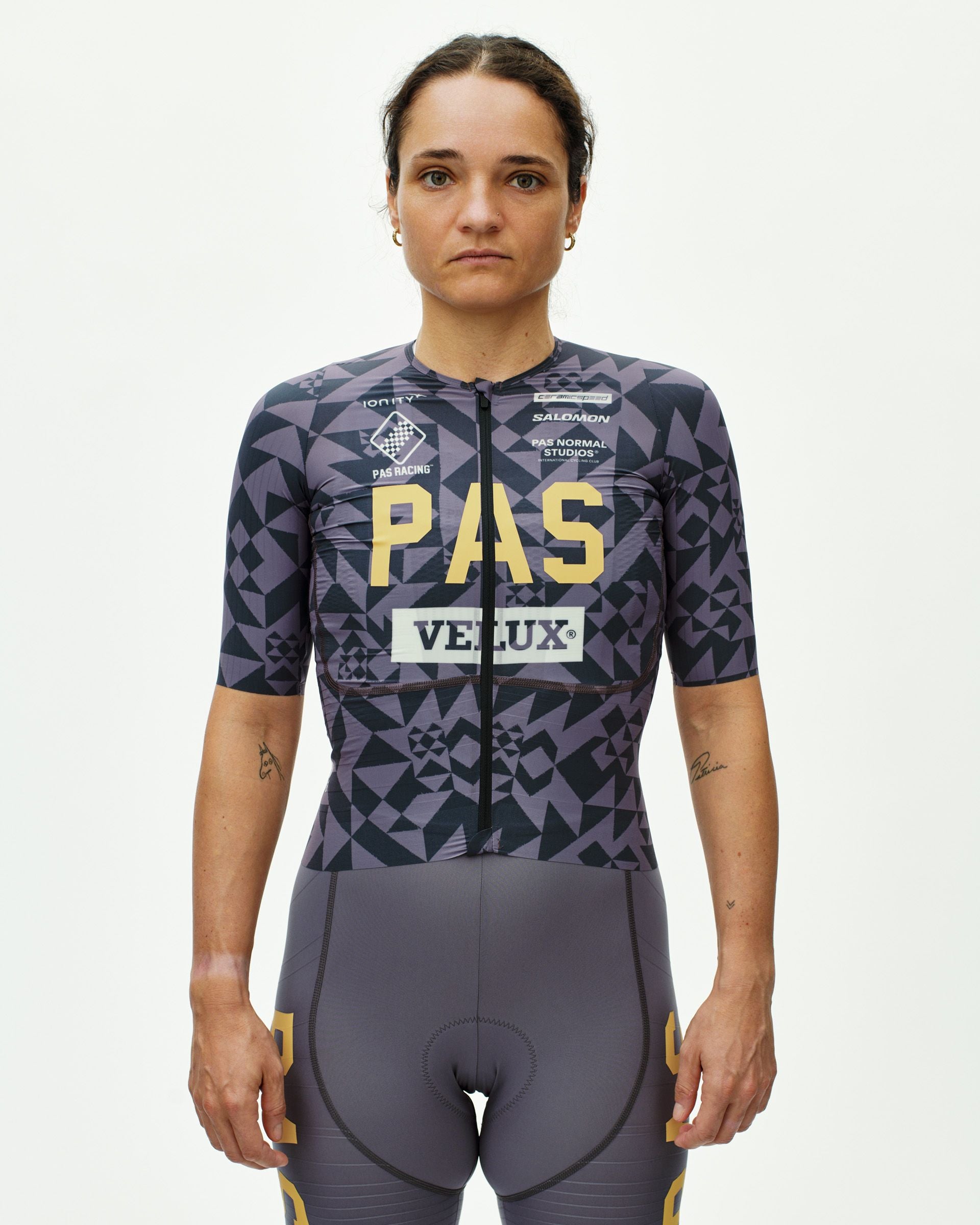 Women's PAS Racing Mechanism Pro Jersey - AOP Origami Grey