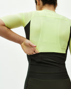 Women's Mechanism Pro Jersey - Wasabi Green / Dark Olive