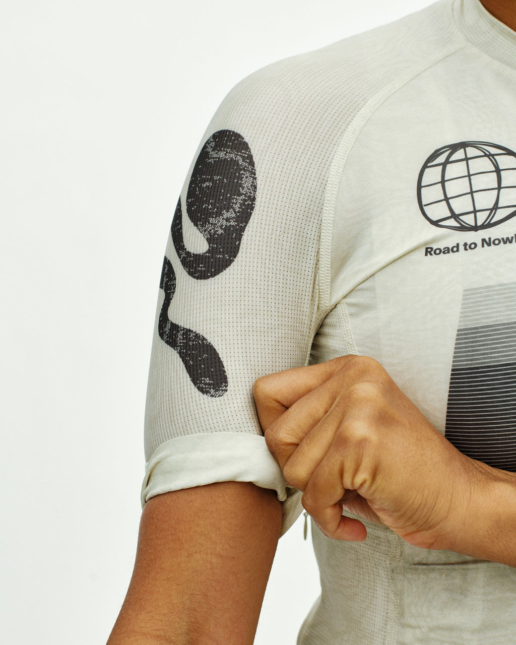 Women's Mechanism Logo Jersey - AOP RTN Off White
