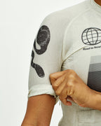Women's Mechanism Logo Jersey - AOP RTN Off White
