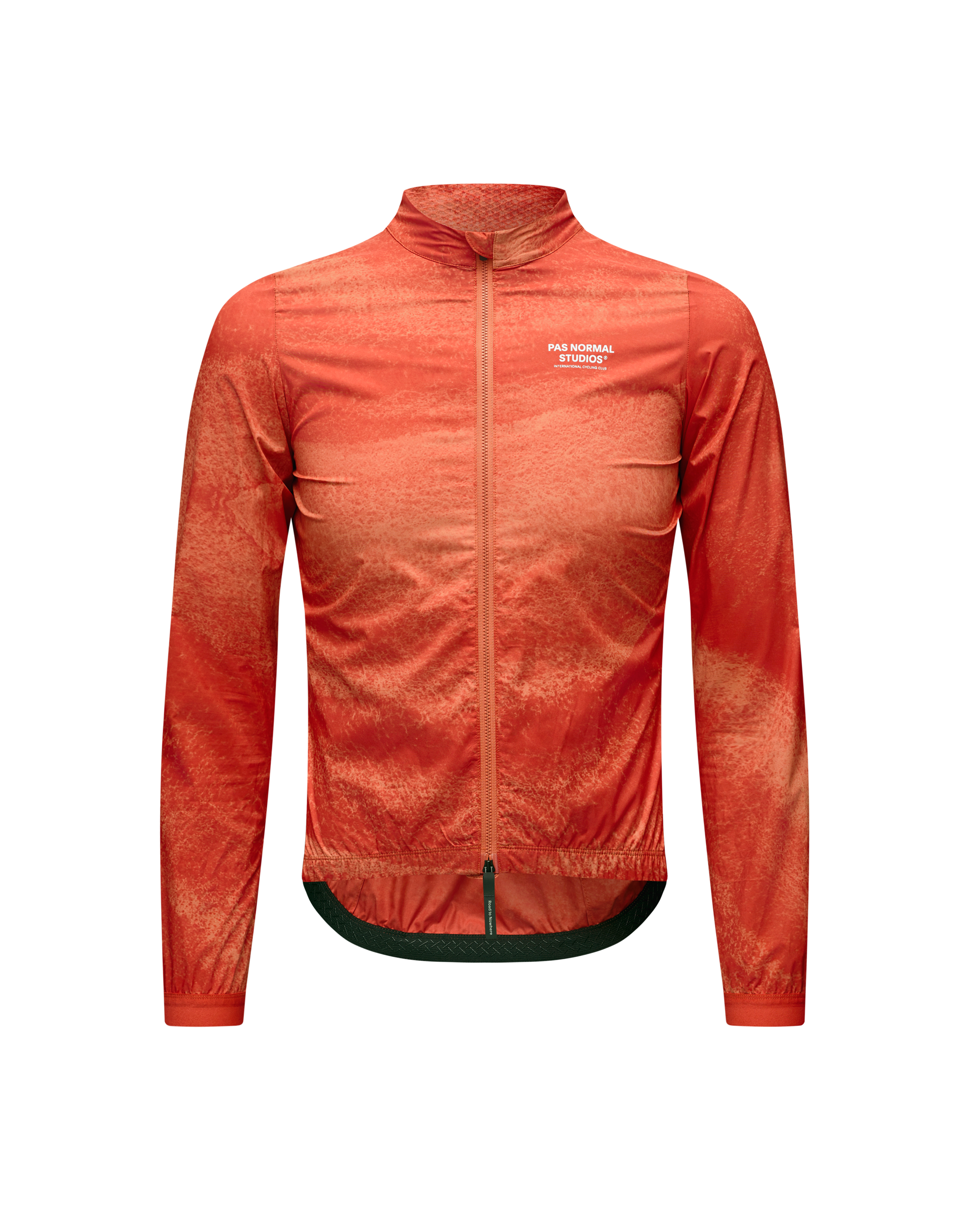 Mechanism Stow Away Jacket - AOP Hibiscus Orange