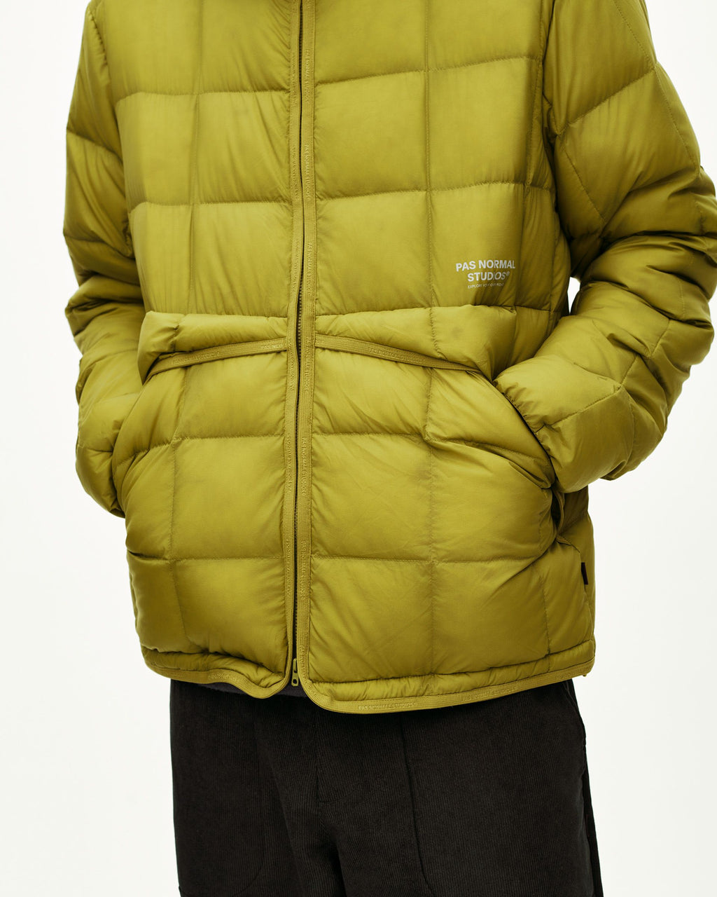 Off-Race Down Liner Jacket - Dark Lime