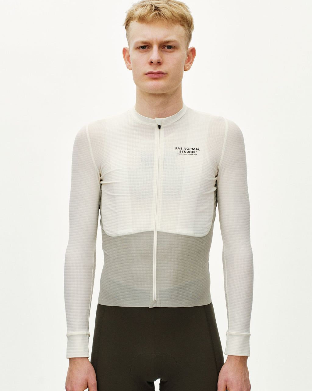 Mechanism Pro Long Sleeve Jersey - Off White / Light Grey