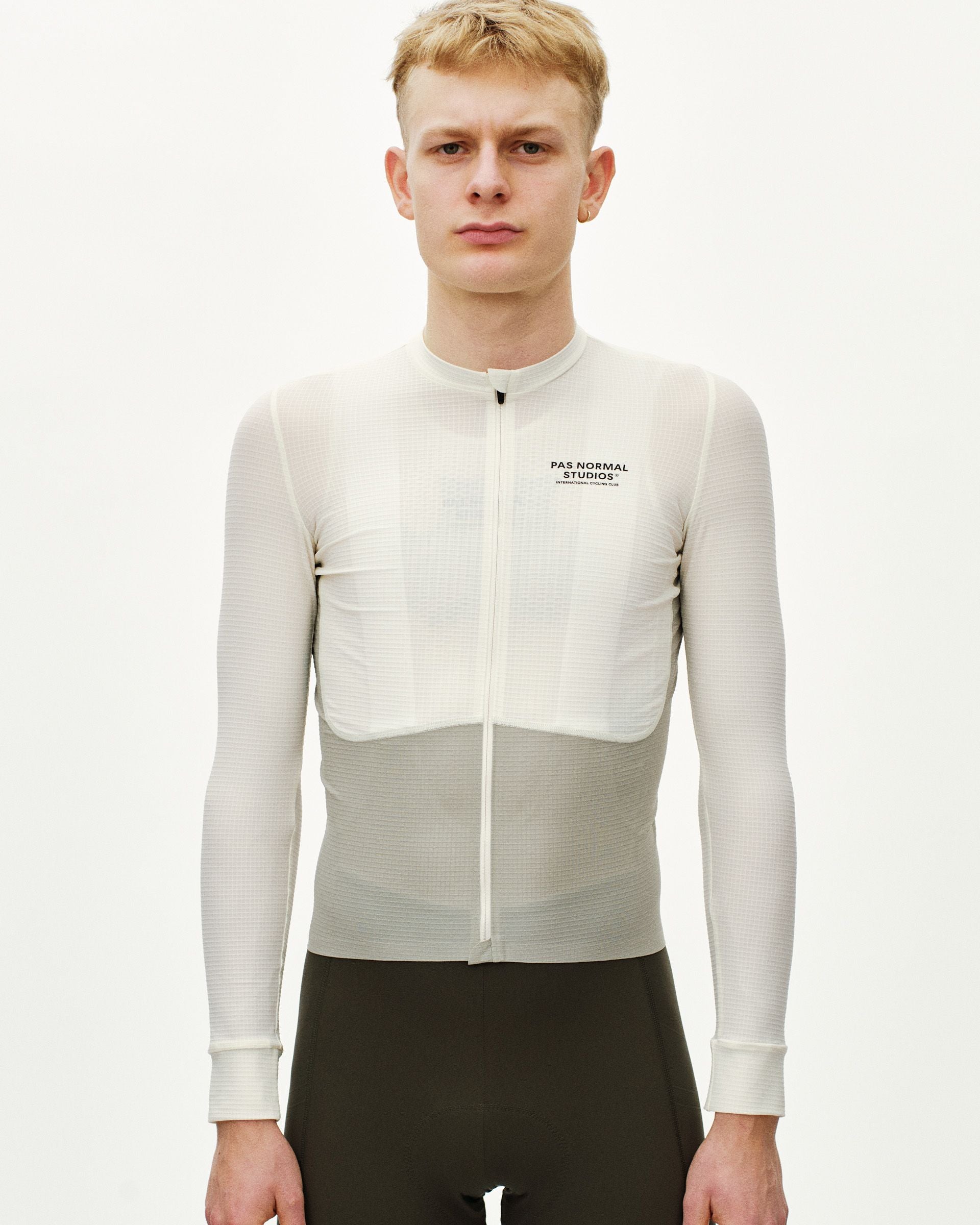 Mechanism Pro Long Sleeve Jersey - Off White / Light Grey