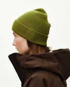 Off-Race Heavy Knit Beanie - Dark Lime