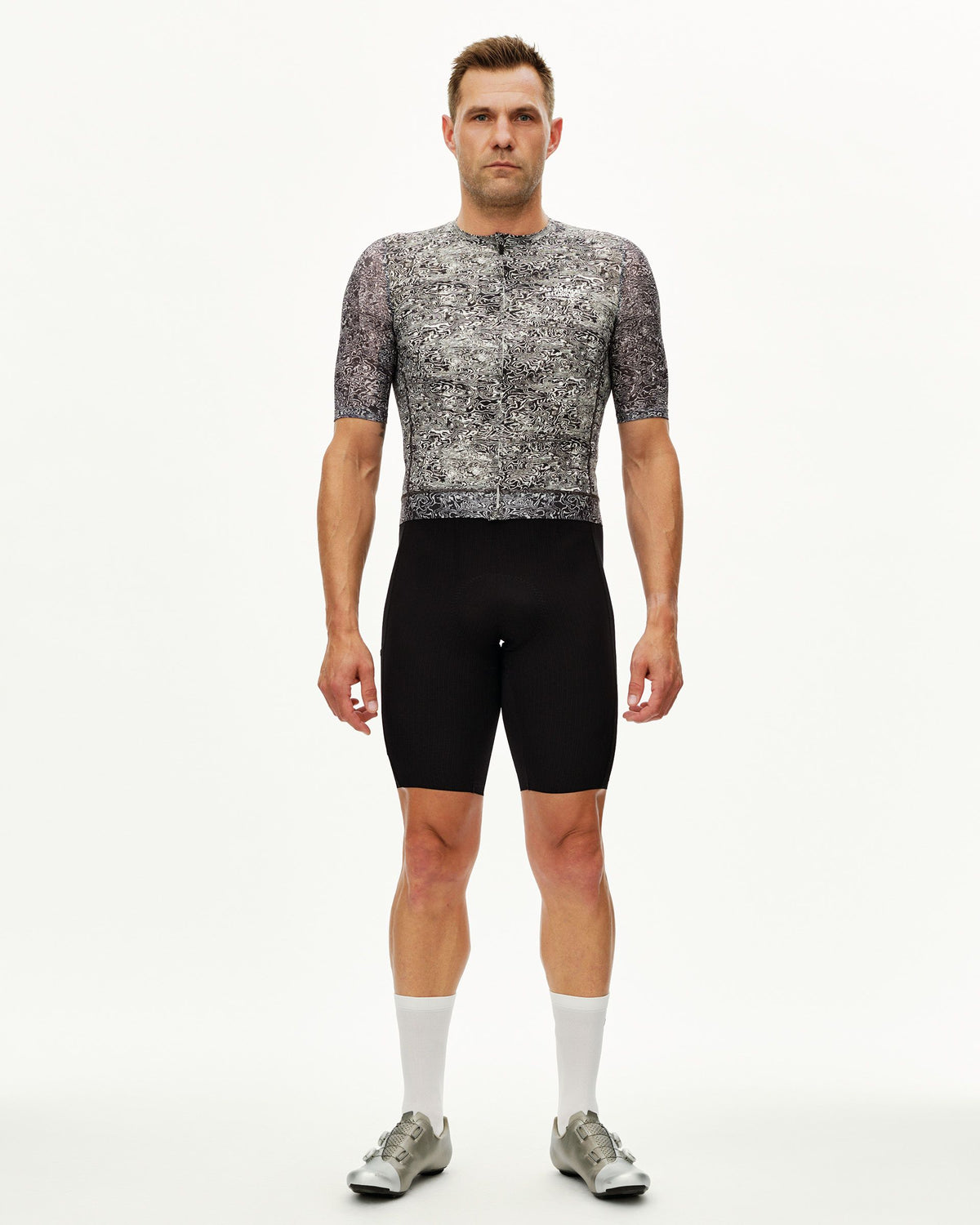 Essential Light Jersey - AOP Grain Off White