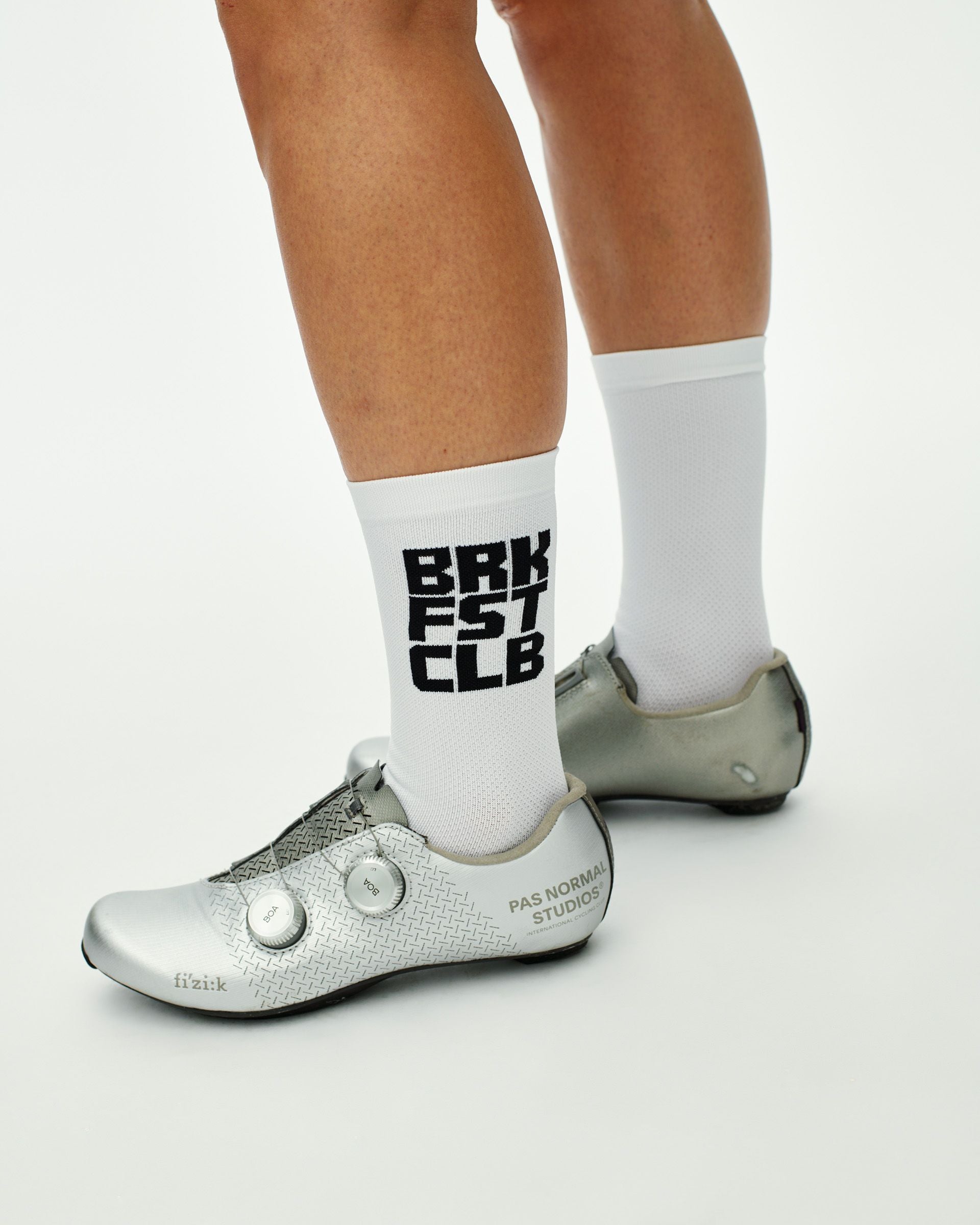 Breakfast Club Race Socks - White