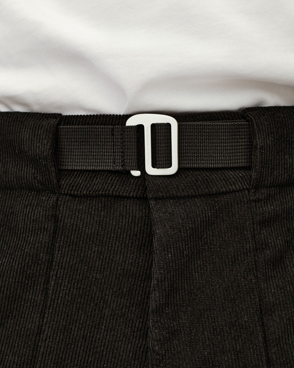 Off-Race Corduroy Pants - Black