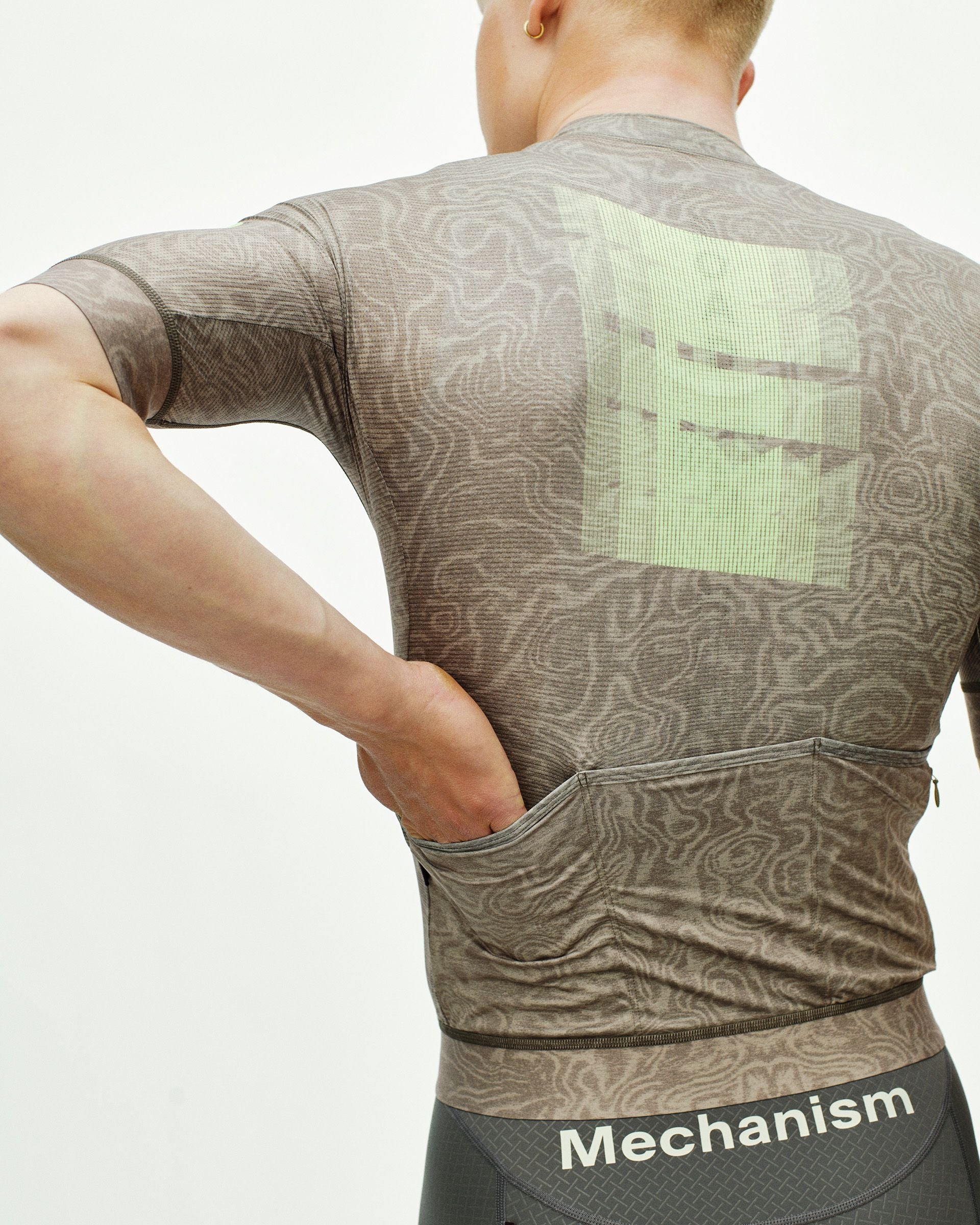 Mechanism Logo Jersey - AOP RTN Earth